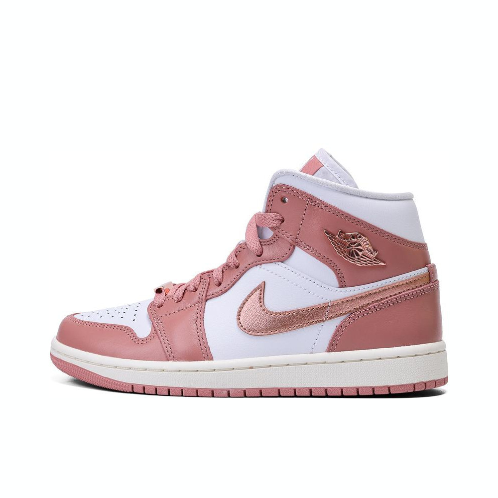 NIKE耐克2024夏季新款女子WMNS AIR JORDAN 1 MID SE篮球鞋FB9892 - 图3