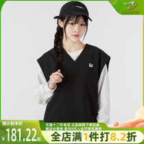 PUMA Puma knit waistcoat waistcoat for women 2023 spring new casual warm sportswear 535358