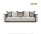Light luxury hotel lobby office sofa simple casual two-person three-person solid wood sofa combination customized manufacturer