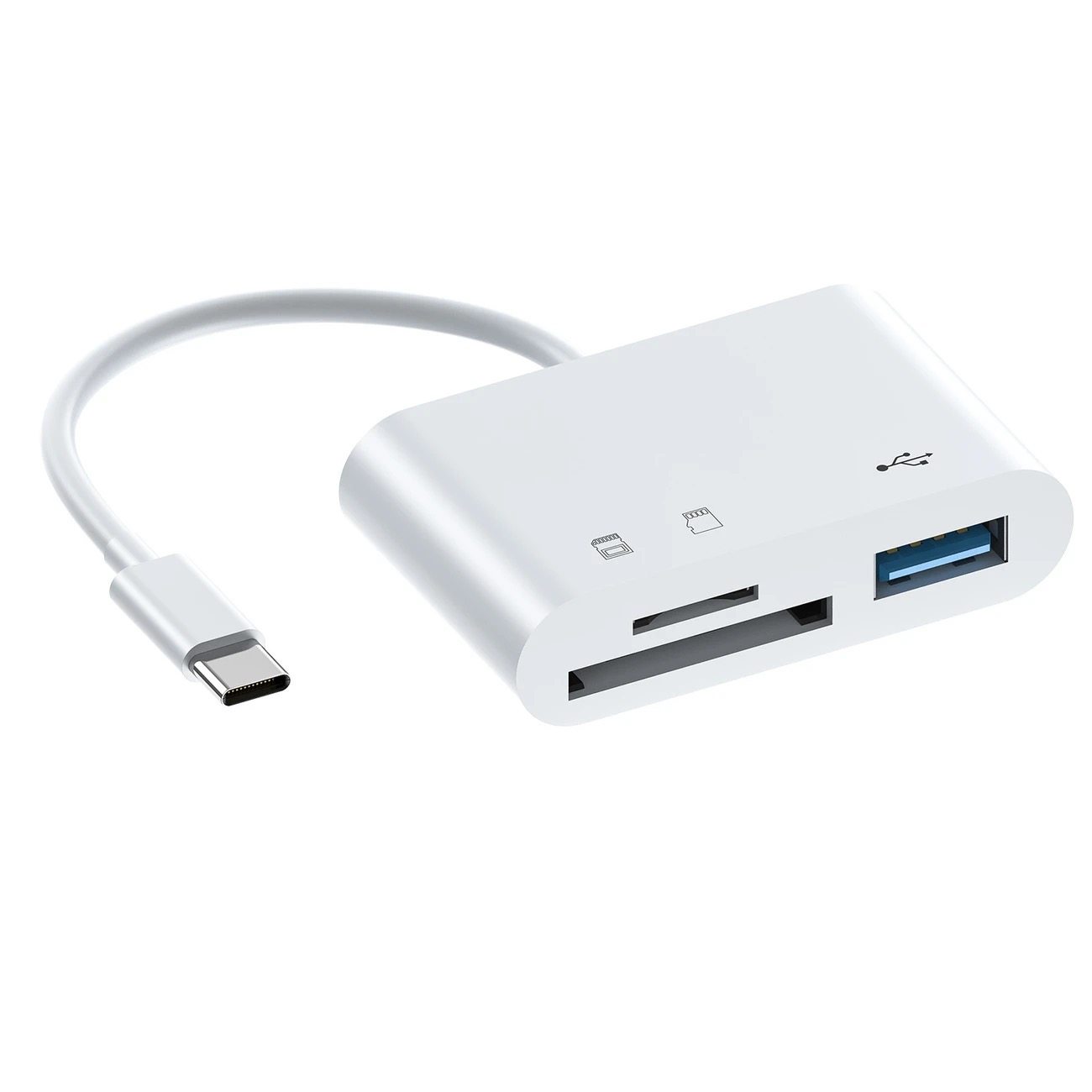 适用于vivo华为小米OPPO手机读卡器连接U盘内存卡下载照片歌曲广场舞视频文件OTG转换器接头typec转usb数据线