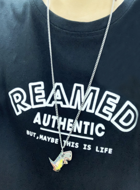 sz优饰潮牌小众长款情侣吊坠项链