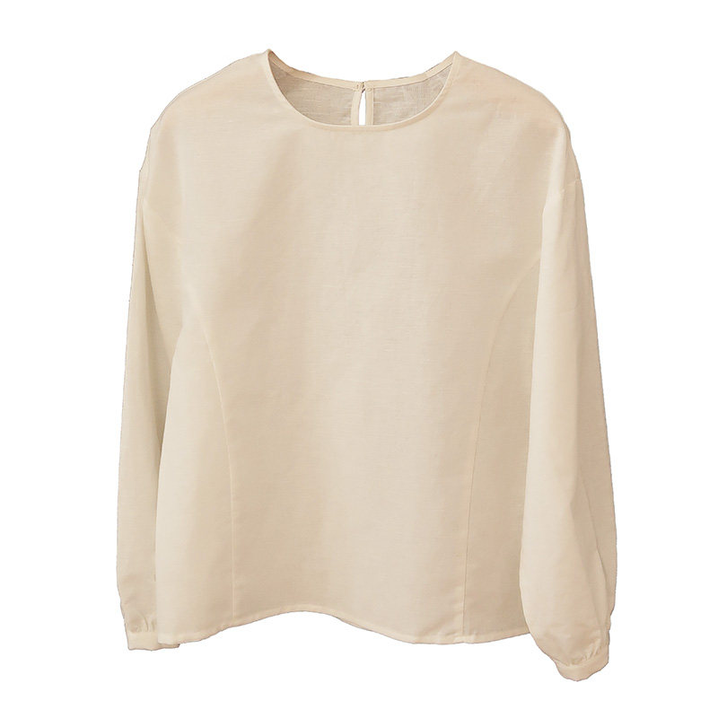 2020春韩国新款简约气质白色衬衫 珂锐服饰衬衫