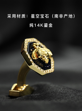 40周年THANKS限量绿松石袖扣轻奢