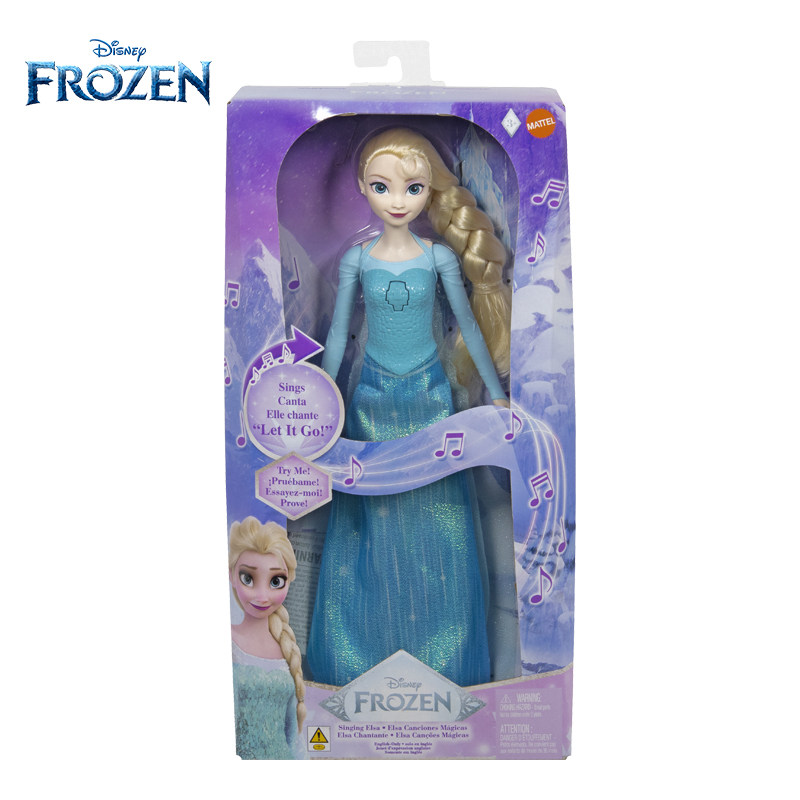 芭比娃娃迪士尼冰雪奇缘冰雪系列玩具艾莎音乐女童礼物穿搭过家家,淘宝优惠券,粉丝福利购,淘宝优惠卷