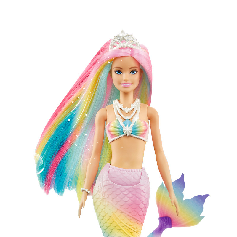 barbie之感温变色美人鱼童话娃娃 芭比娃娃/配件