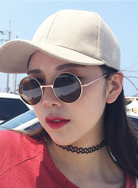 民国复古眼镜伴郎团个性圆框墨镜