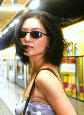 方形框墨镜遮阳防紫外线男女同款