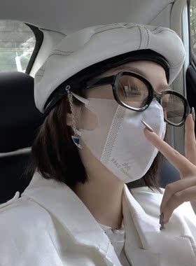 情侣款茶色墨镜椭圆形蹦迪太阳镜