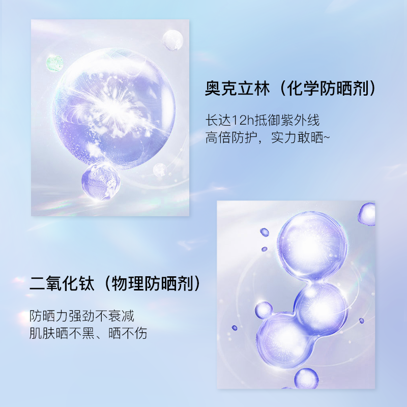 依漾小白瓶高倍防曬霜乳隔離SPF50+++持久不脫妝面部防紫外線女_依漾旗艦店_美容護膚_美體_精油