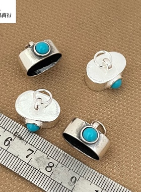 925银diy吊坠挂件配饰光面素银