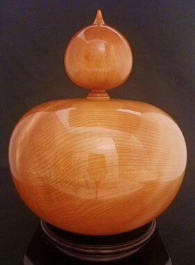 台湾桧木聚宝盆树头原木纹路细腻年轮高居家摆件收藏送礼直邮保真