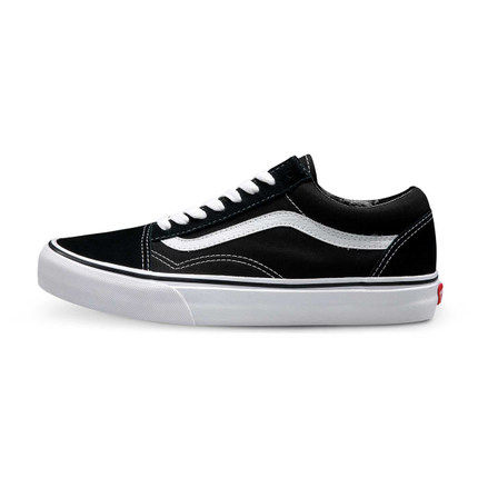 black low cut vans