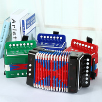 Mini childrens accordion New Year gifts birthday gifts Scores Small Accordion 7 Keys 2 Bass Accordion