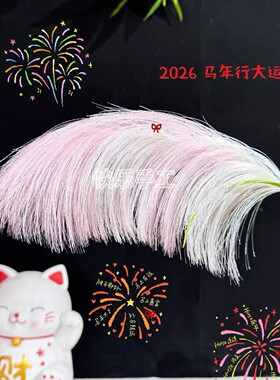 彩丝芦苇DIY材料包送花瓶2缎带