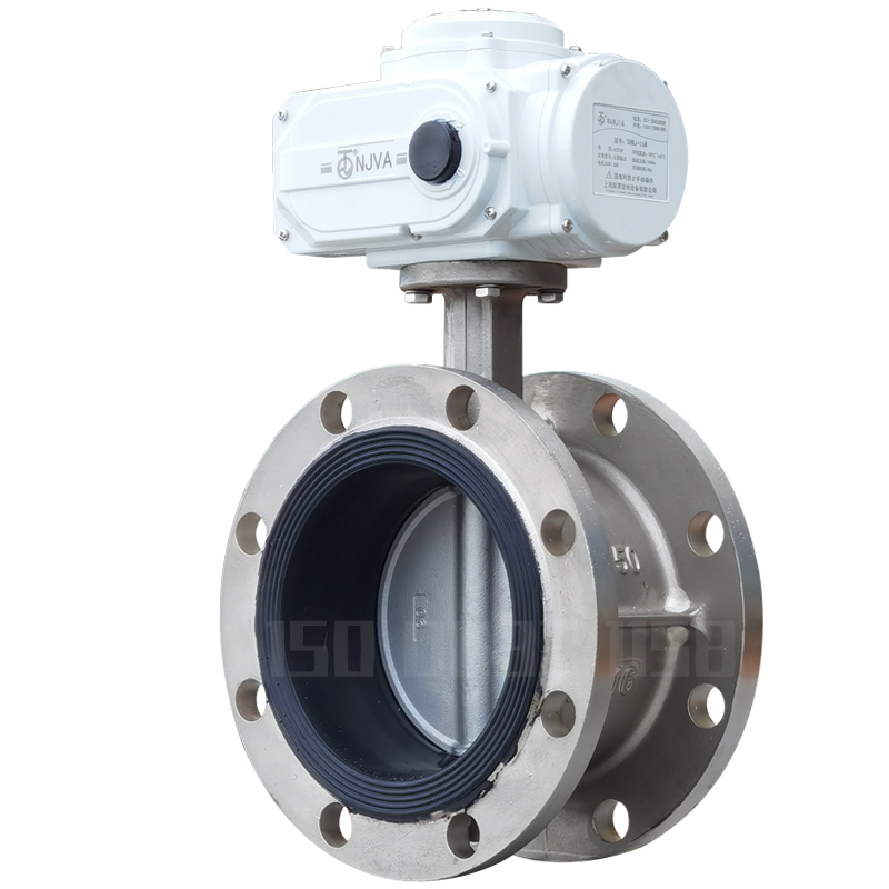 电动法兰蝶阀不锈钢铸铁衬胶农业灌溉环保水4G开关调节阀门D941X - 图3