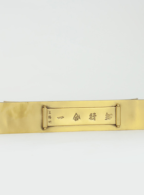 纯铜王阳明知行合一黄铜王守仁哲学家明朝思想家人物工艺品摆件