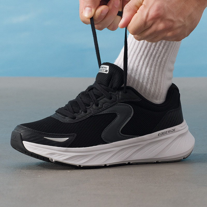 Skechers斯凯奇男鞋2026新款户外休闲鞋透气网面运动鞋厚底旅游鞋,淘宝优惠券,粉丝福利购,淘宝优惠卷