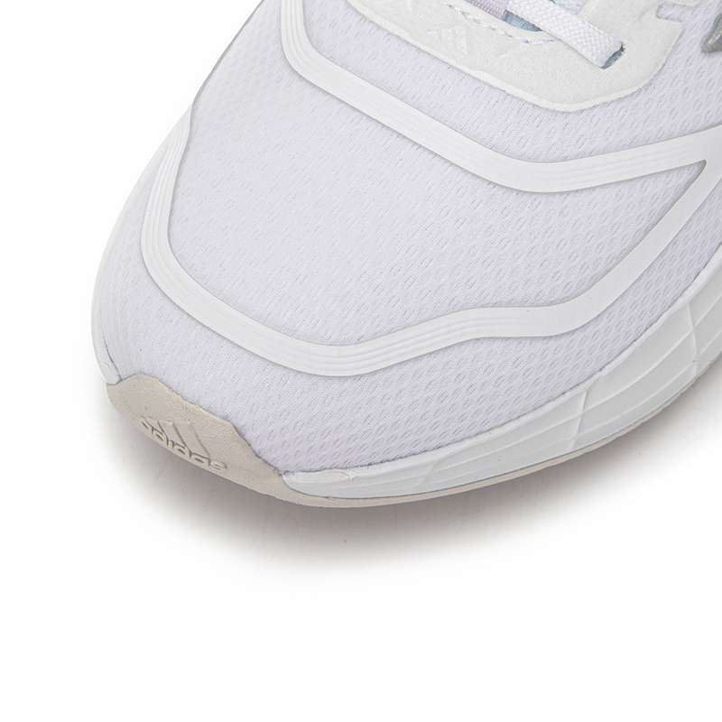 阿迪达斯跑步鞋女鞋2024夏季新款网面透气白色运动鞋休闲鞋GX0713 - 图1