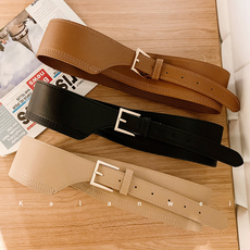 Ремень 韩国腰封女外搭毛衣装饰大衣百搭西装配连衣裙子收束腰黑色宽腰带