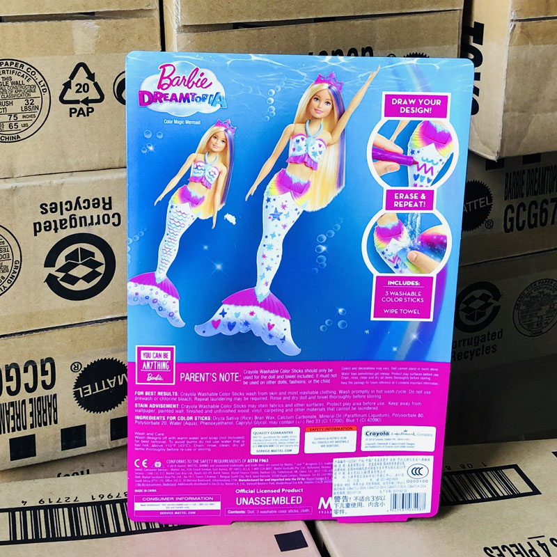 crayola mermaid barbie