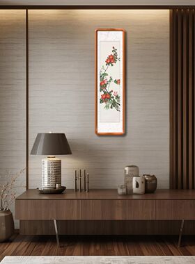 花开富贵画手绘 山茶花挂画 手工虎皮鹦鹉画 牡丹鹦鹉画 遮挡装饰