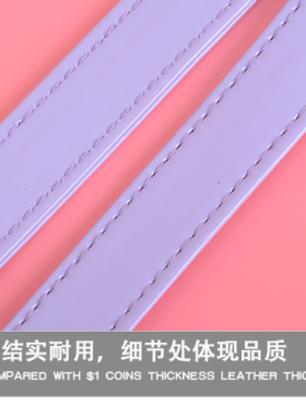 包带 黑色PU女包带配件包带子单肩斜挎包带长肩带背带双肩包带子