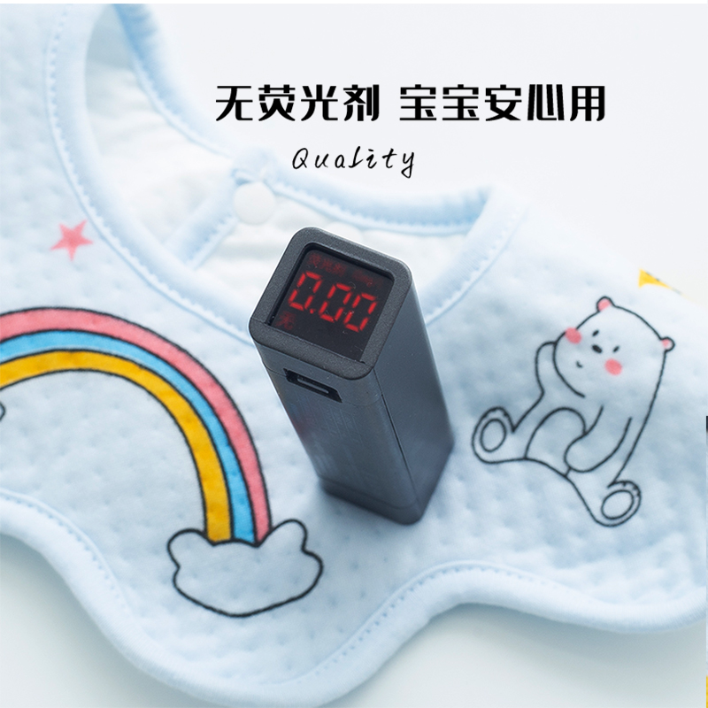 Baby saliva napkin pure cotton 360 degree for boys and girls