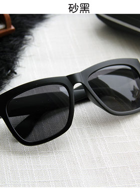 男女时尚复古太阳镜明星同款大黑方框眼镜遮阳防紫外线强光晒墨镜