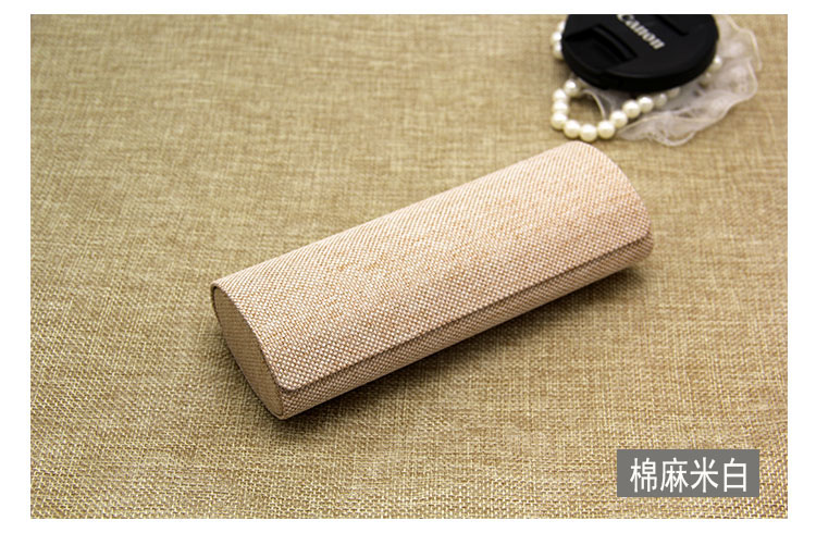 棉麻近视眼镜盒女韩国小清新创意眼睛盒便携简约个姓抗压配件新款 棉麻近视眼镜盒女韩国小清新创意眼睛盒便携简约个姓抗压配件新款