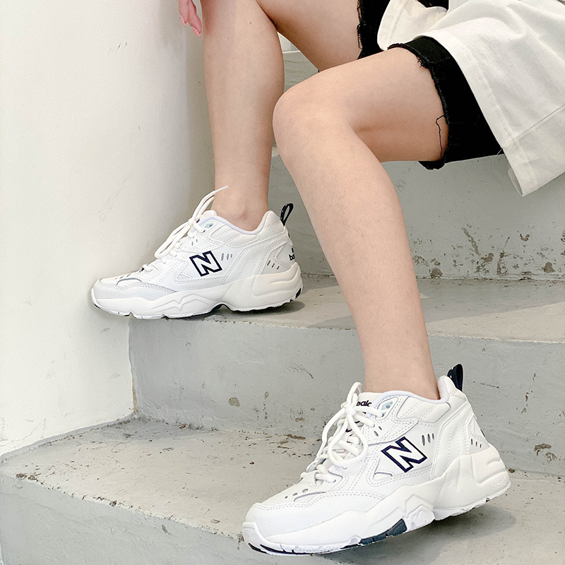 NewBalance/NB 608系列女鞋运动休闲复古老爹鞋IU同款 WX608WT - 图1