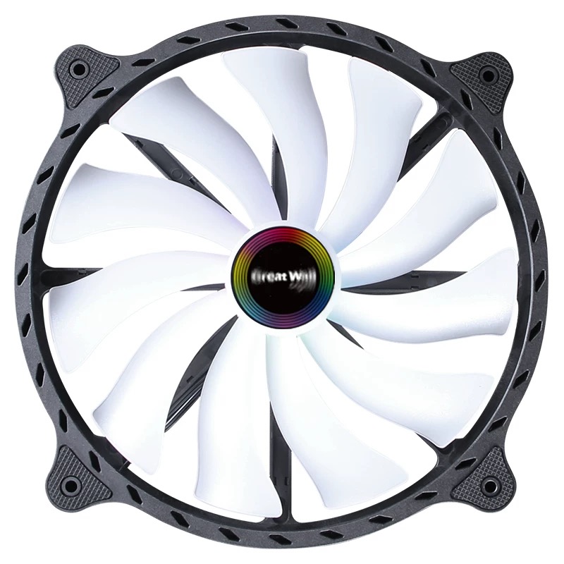 Great Wall machine silent box fan automatic colorful heat dissipation