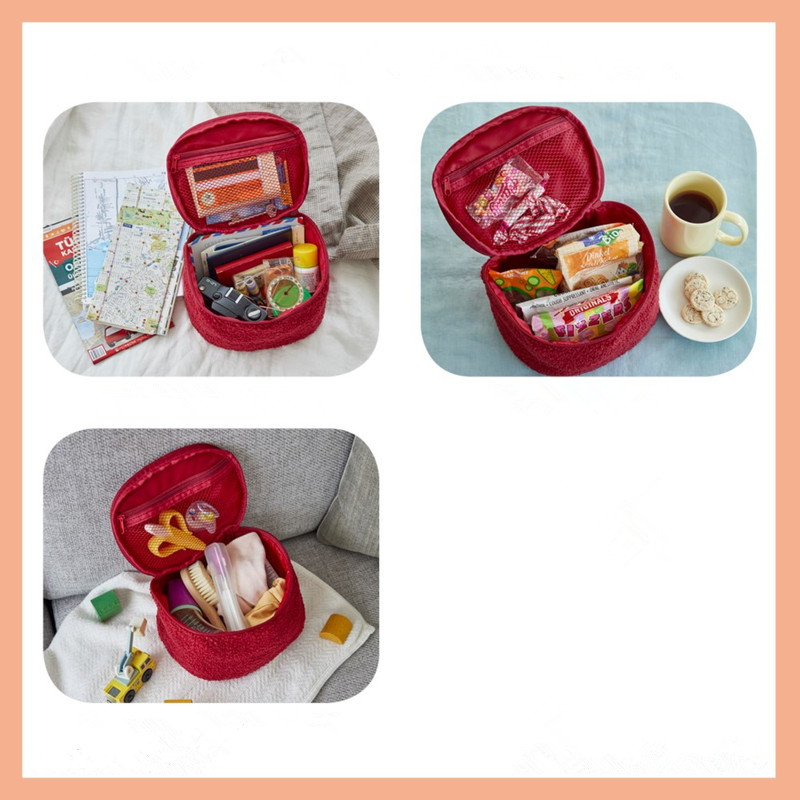 日系杂志附录包姆明刺绣毛绒化妆包收纳包小杂物收纳袋学生手提包 - 图2
