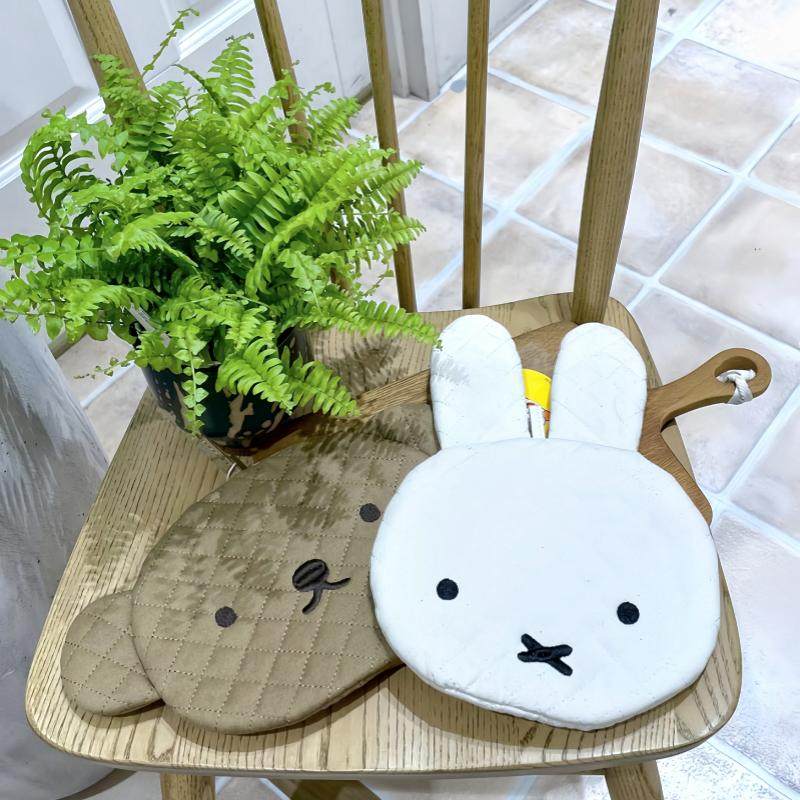 日系斗眼兔boris熊刺绣杯垫锅垫隔热垫微波炉烤箱防烫手套两用,淘宝优惠券,粉丝福利购,淘宝优惠卷