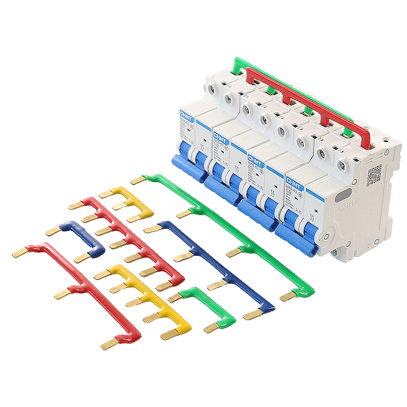 断路器汇流排1P2P3P空气开关连接排接线铜排端子导流排空开连接片 - 图2