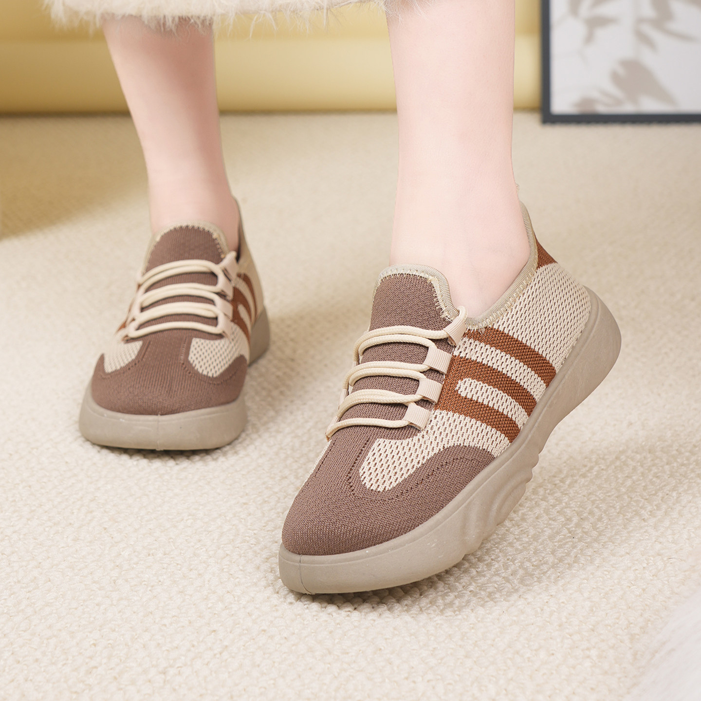 棉鞋冬季新款老北京布鞋女保暖软底防滑妈妈鞋加绒加厚舒适休闲鞋,淘宝优惠券,粉丝福利购,淘宝优惠卷