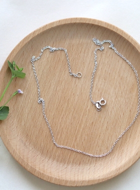 锁骨链纯银项链溪小姐