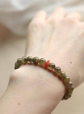 森林与诗-绿石榴石手串