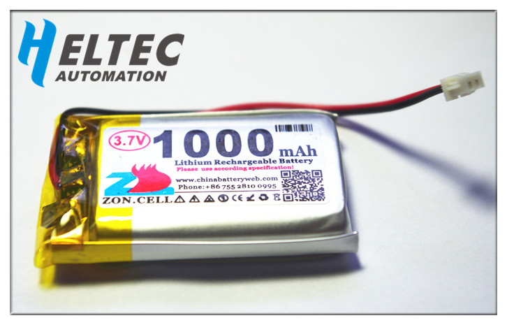 1000mAh 802540 3.7V聚合物锂电池 852540扫码仪音箱行车仪 - 图0