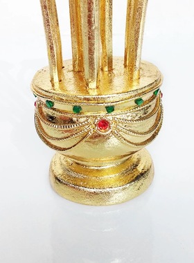 泰国工艺品泰式荷花木雕小摆件供佛客厅酒柜东南亚创意家居装饰品