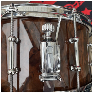 台产LUDWIG 万象系列小军鼓14*6.5樱桃木 胡桃木 桃花心木厚腔