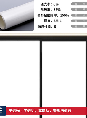 家用玻璃防晒隔热膜遮光防窥贴纸
