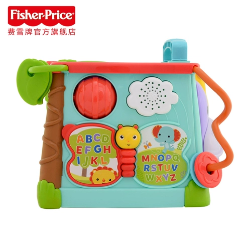 Комплект, шестигранная коробка, музыкальная геометрическая книга из ткани, детская игрушка, раннее развитие