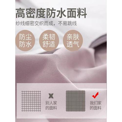 高端防水螨虫床笠单件隔尿透气床罩套宝宝婴儿童四季通用垫罩保护 - 图2
