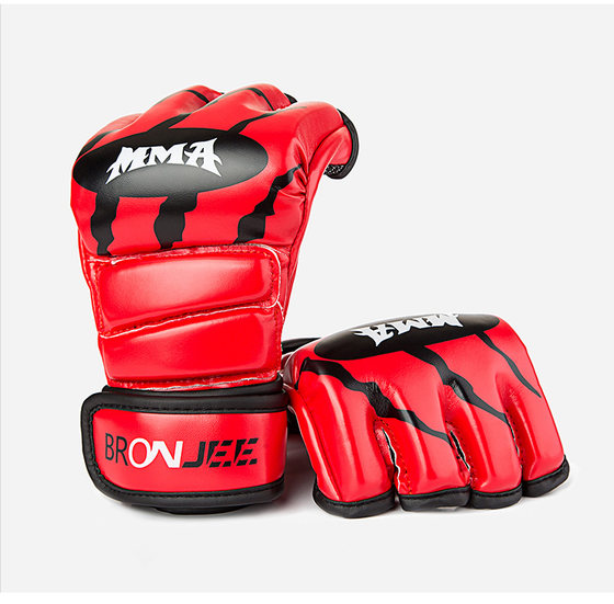 Professional fighting gloves half finger gloves Sanda boxing