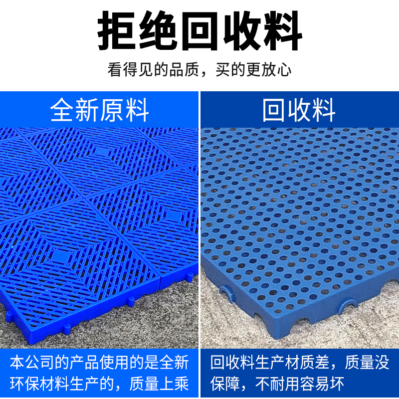 塑料防潮板全新料加厚垫仓板超市地垫冷库垫板地台板菜鸟仓储托盘 - 图2