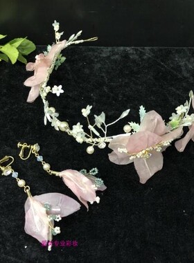 花朵新娘配饰婚礼甜美风发带