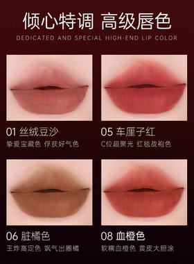 卡梅拉12色雾面口红盘