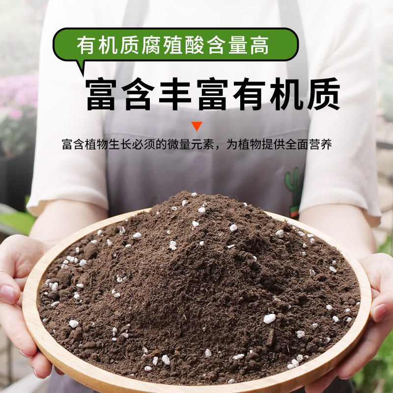 种菜种花营养土养花绿植通用型肥料土壤种菜家用有机花泥花土专用 - 图0