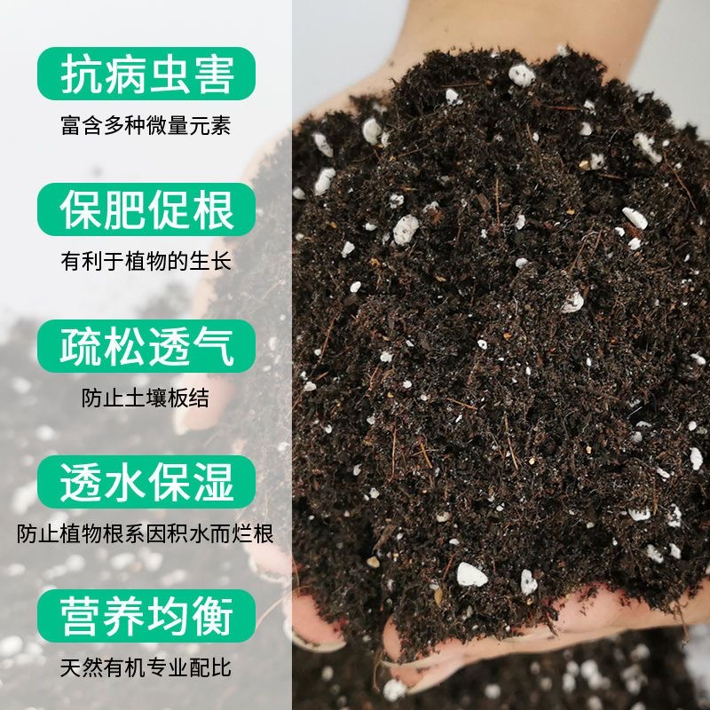 营养土种菜种花100斤大包绿植通用型有机黑土壤家用园艺养花肥料 - 图0