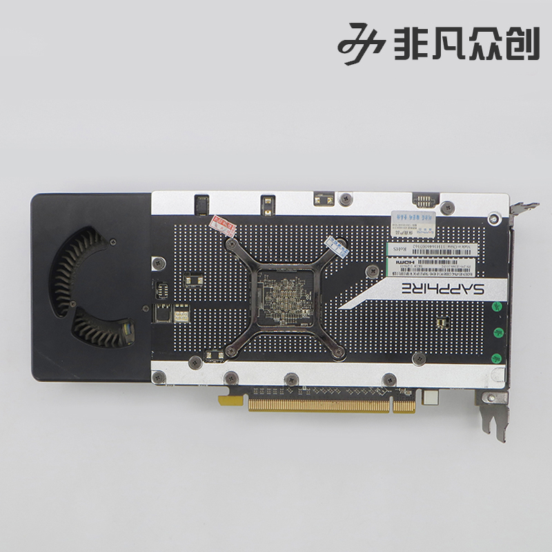 A卡蓝宝石RX470涡轮4G独显吃鸡台式电脑做图游戏AMD显卡 拼570 8G - 图1